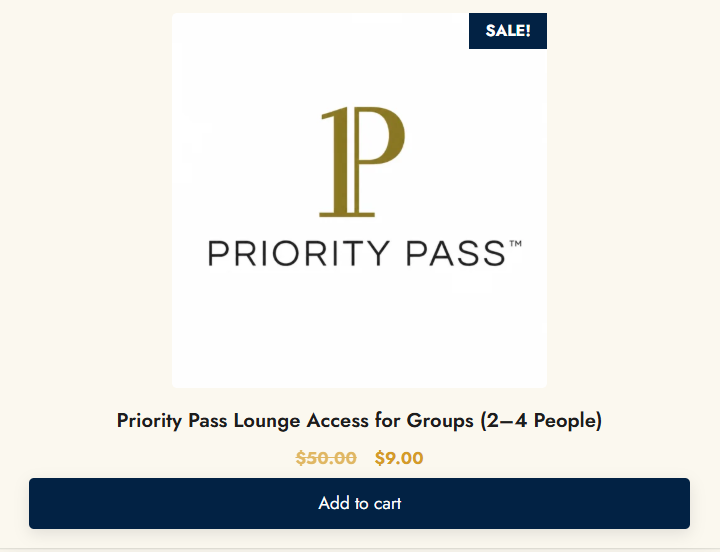 Airport Lounge Access for Groups of 2–4 People – No Credit Card Required for Just $9