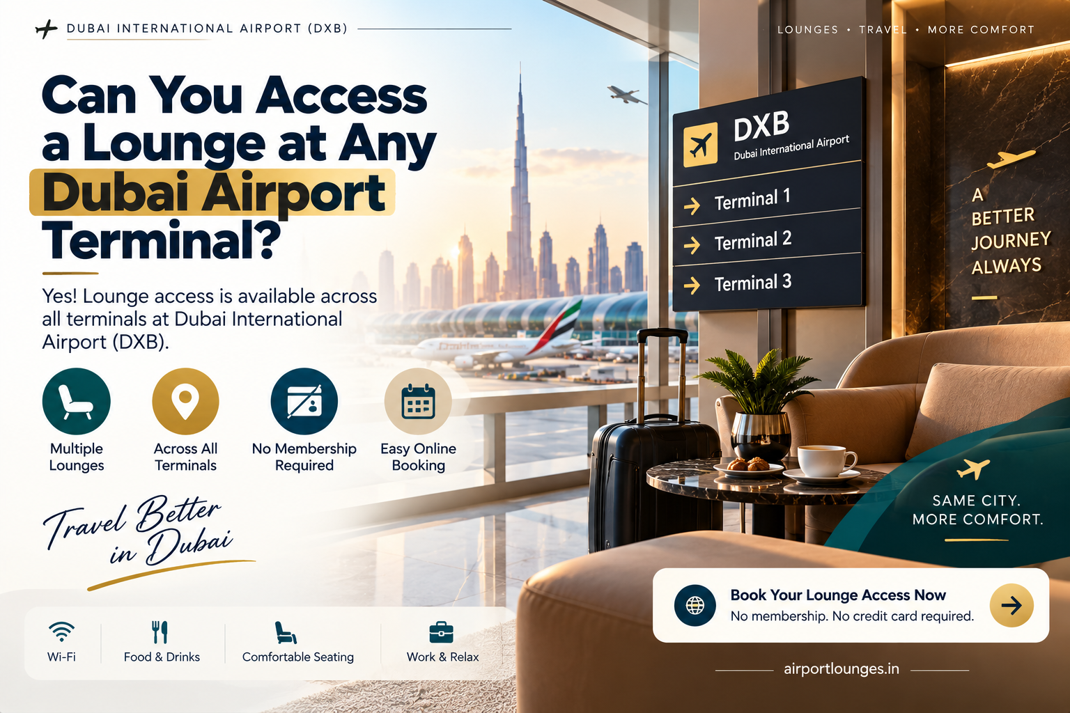 Can You Access a Lounge at Any Dubai Airport Terminal