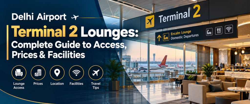 Delhi Airport Terminal 2 Lounges Complete Guide to Access, Prices & Facilities