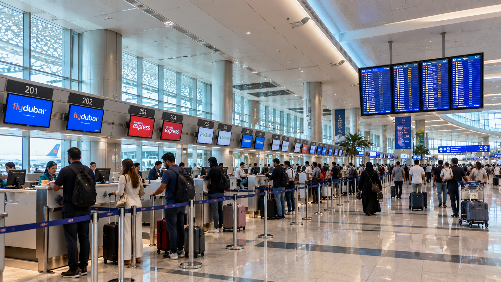 Dubai Airport Terminal 2 Check-In