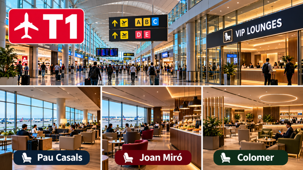 Barcelona T1 VIP Lounge Guide